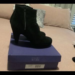 Womens luxury suede booties